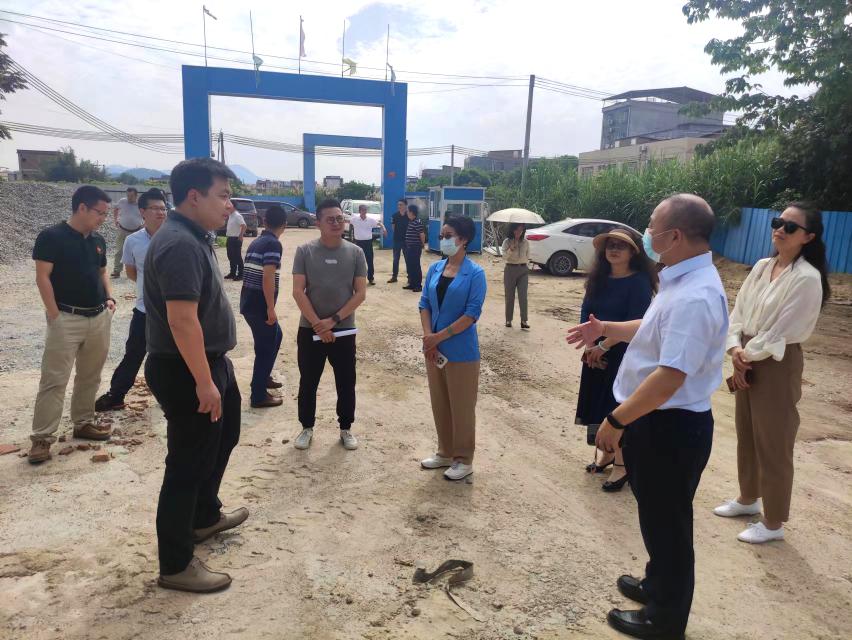 省生态建复协会调研组赴惠州调研全域地皮整治矿地融合试点工作